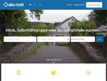 Tablet Screenshot of alko-hohl.de